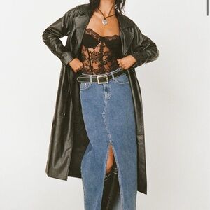 Princess Polly Denim Maxi Skirt